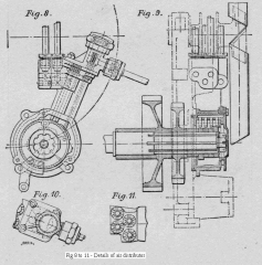 Wolseley Air Start Distributor fig 8-11