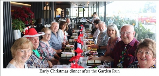 Early Christmas dinner after the garden run