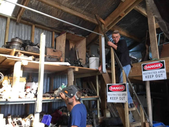 Handrail has been installed by Glynn and Lance Fitness Wolseley Car Club NZ