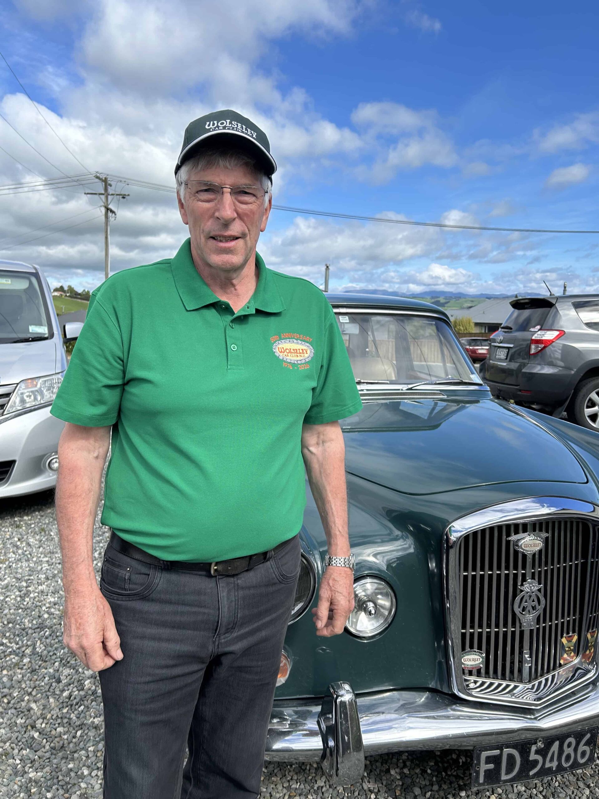 Gordon Duthie Wolseley Car Club NZ National President